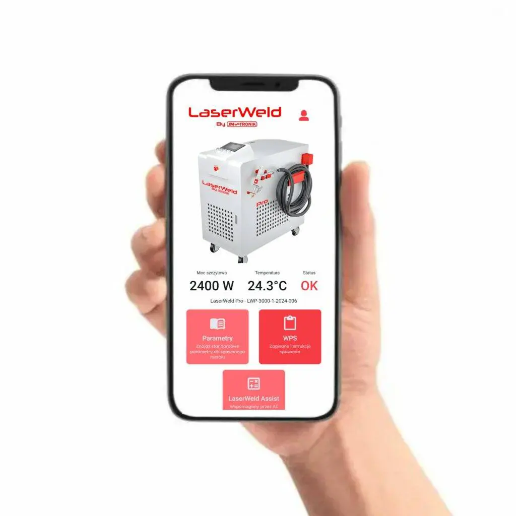 aplikacja spawarka laserowa laserweld jm-tronik