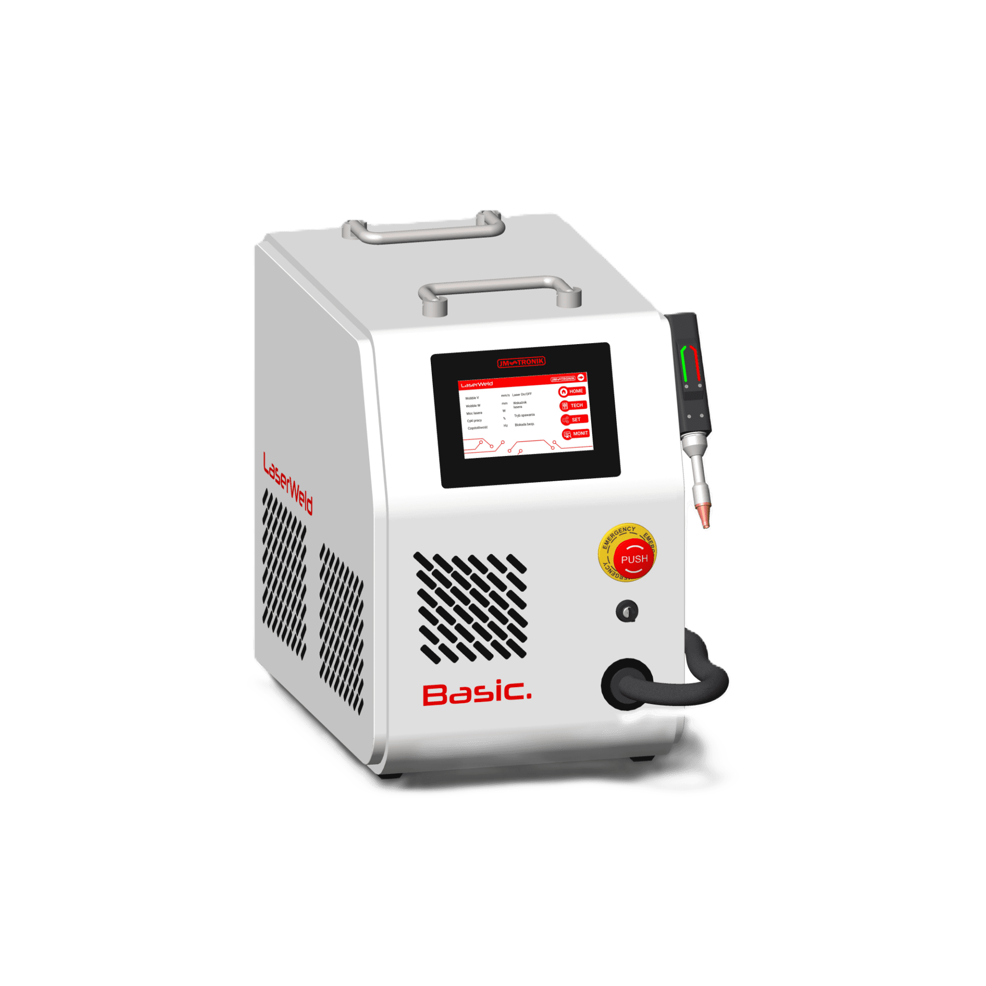 Konfigurator LaserWeld Basic 2 Spawarka laserowa 3w1 LaserWeld Basic bt Konfigurator LaserWeld Basic
