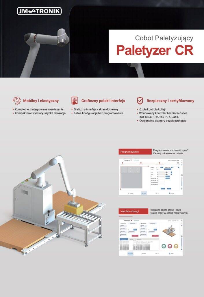 Cobot paletyzujący Rokae xMate CR14