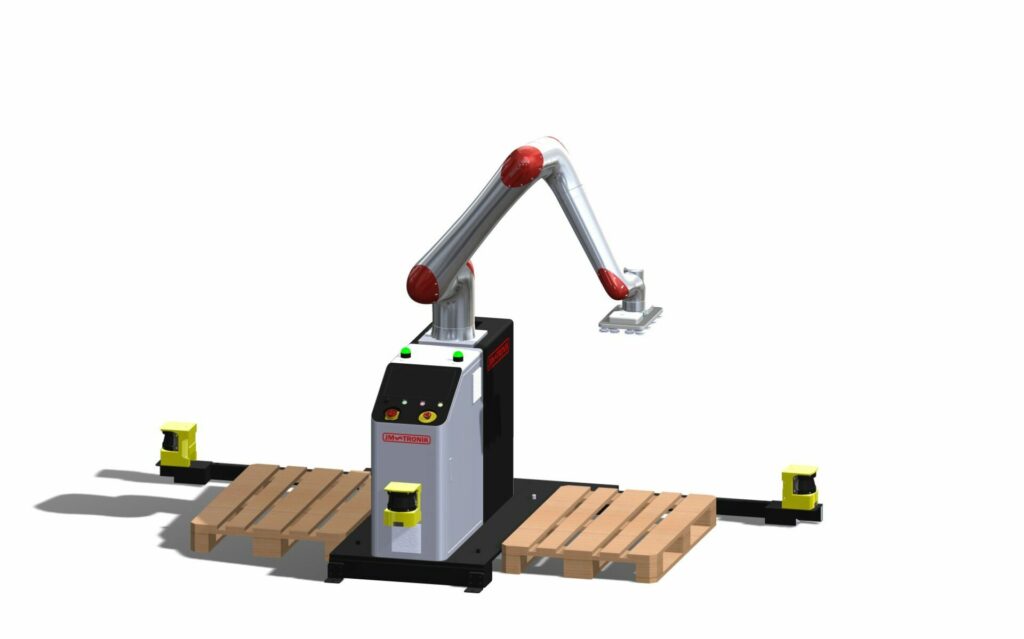 Seria cobopal - cobot do paletyzacji -viz