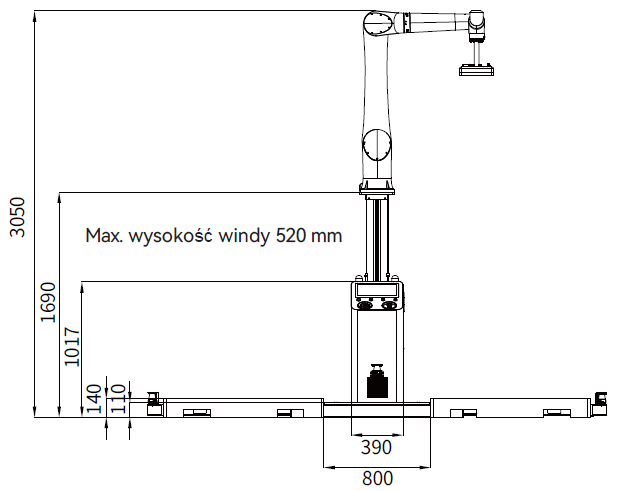 25 1 Cobot paletyzujący