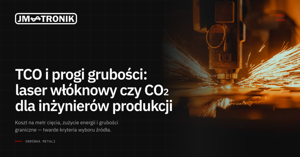 TCO i progi grubości: laser włóknowy czy CO2 dla inżynierów produkcji
