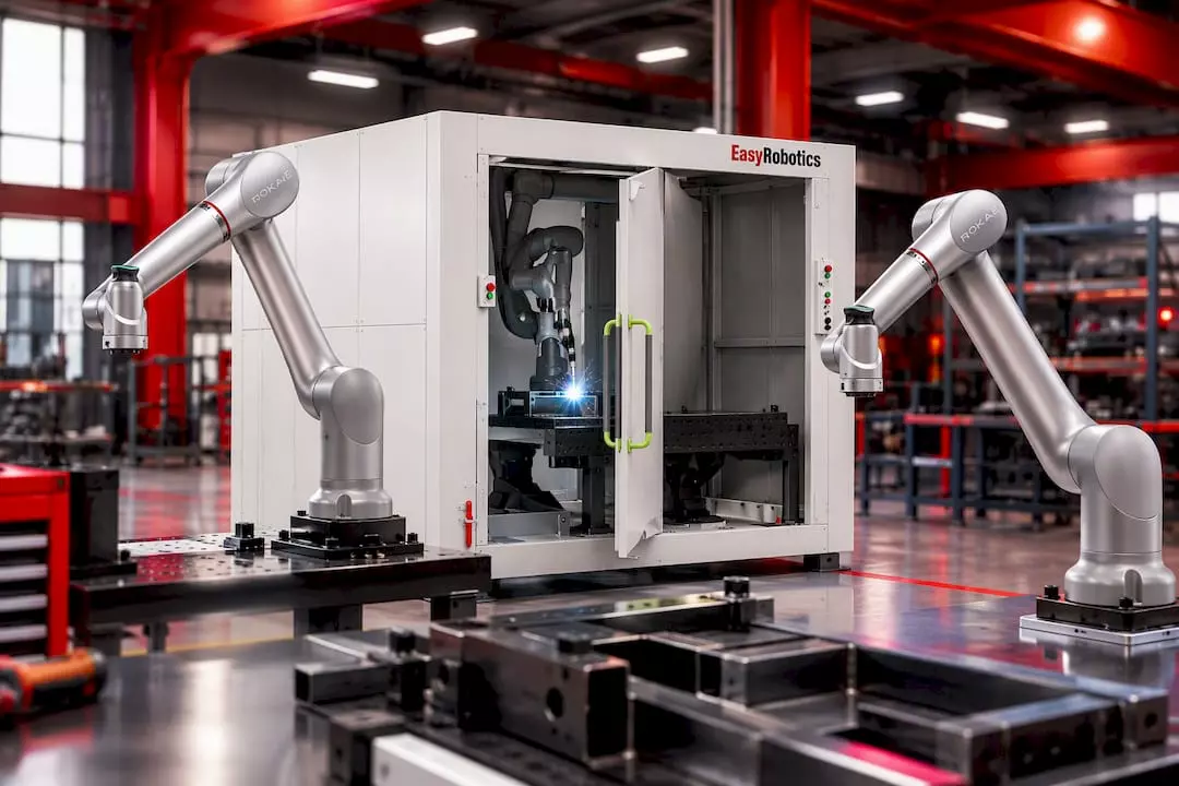 Automatyzacja produkcji bram: od audytu do pełnego wdrożenia 4 Robot współpracujący – cobot Rokae xMate CR20