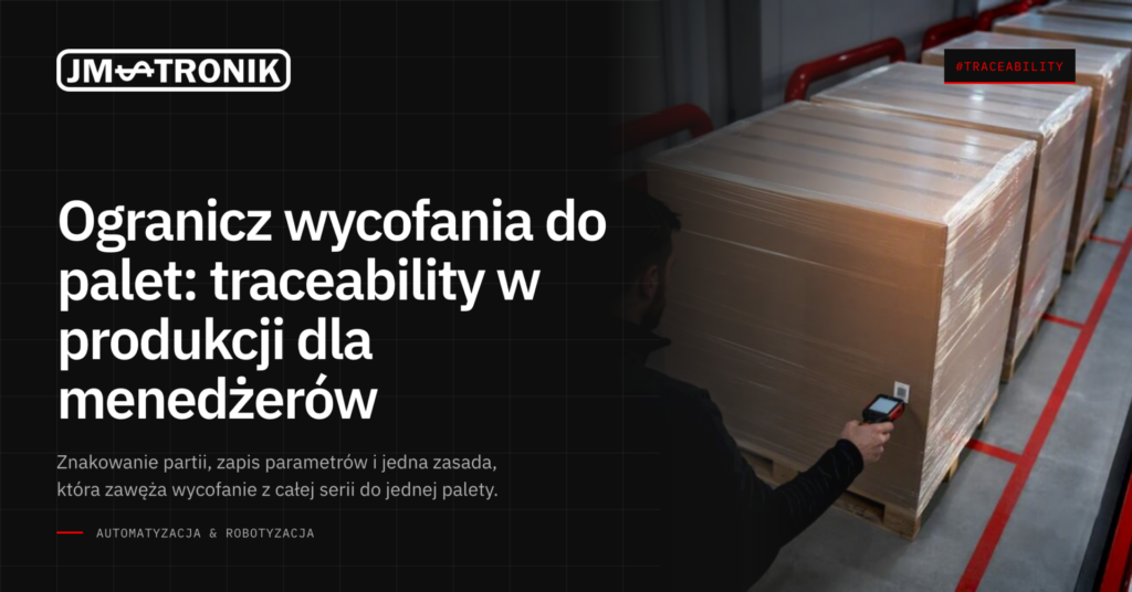 Ogranicz wycofania do palet: traceability w produkcji dla menedżerów