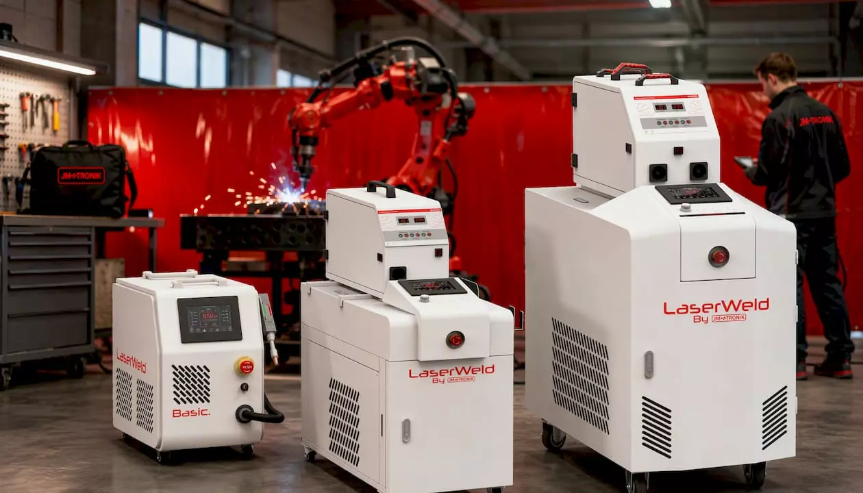 Szkolenie operatora robota: zakres, program i dobre praktyki 4 Ręczna spawarka laserowa LaserWeld laser welder