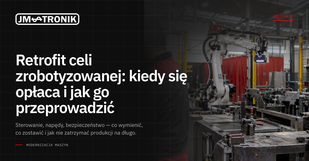 Retrofit celi zrobotyzowanej: kiedy się opłaca i jak go przeprowadzić 1 okladka retrofit celi zrobotyzowanej 1200x628 1 Retrofit celi zrobotyzowanej: kiedy się opłaca i jak go przeprowadzić